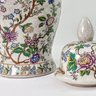 Potiche Porcelana Floral Colorido Craquelê 37cm Decoração - 6