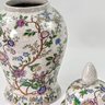 Potiche Porcelana Floral Colorido Craquelê 37cm Decoração - 5