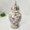 Potiche Porcelana Floral Colorido Craquelê 37cm Decoração - 4