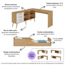 Ver imagem 5 de Kit Cama Infantil Montessoriana com Escrivaninha e Colchão Incluso Aura Multimóveis MP4822