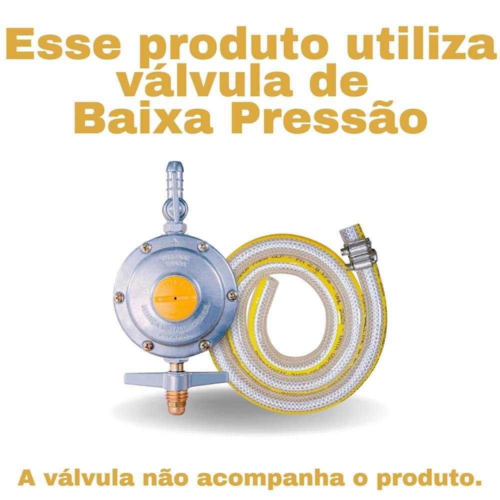 Fogão Serv Kenok Inox 6 Bocas 3 Duplas com Bifeteira Baixa Pressão Fbse6b.842 - 12