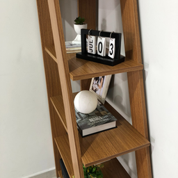 Estante Escada Multiuso para Livros 5 Prateleiras 134cmx82cm - 18
