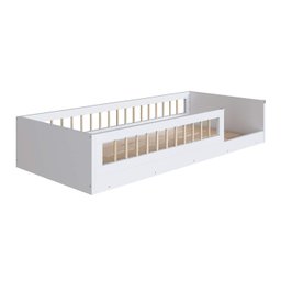 Cama de Chão Solteiro S/colchão C/protetor de Quinas em Silicone Affetto Aft015 Completa Móveis - 7