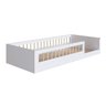 Cama de Chão Solteiro S/colchão C/protetor de Quinas em Silicone Affetto Aft015 Completa Móveis - 7