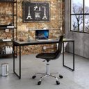 Ver imagem 1 de Escrivaninha Mesa Escritório Dynamica 135cm Preto Ônix