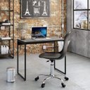 Ver imagem 1 de Escrivaninha Mesa Escritório Dynamica 90cm Preto Ônix