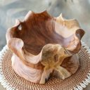 Ver imagem 3 de Centro Mesa Orgânico Artesanal Madeira Teca Importado Bali