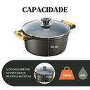 Ver imagem 4 de Caçarola 22x17cm 3,2l Tampa Vidro Panela Mineira