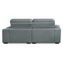 Ver imagem 5 de Sofa Retratil Reclinavel 2 Lugares 1,80m Crystal Veludo Cinza Lansofbr