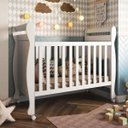 Ver imagem 1 de Berço Minicama 3 em 1 Padrão Americano com Rodízios Maria Móveis Peroba