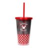 Copo Plástico Infantil Canudo Minnie 450ml - Disney - 4