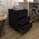 Ver imagem 3 de Gaveteiro 3 Gavetas New com Rodízios