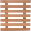 Ver imagem 3 de 2 Descansos de Panela 17cm Quadrado Bambu Porta Panela Quente Lyor de Mesa