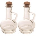 Ver imagem 1 de Kit 2 Potes de Vidro Tampa Rolha 230ml para Azeite e Vinagre Lyor Porta Condimentos