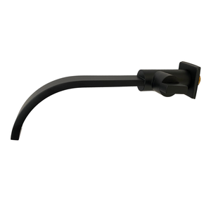 Torneira de Parede para Banheiro Lavatório Lavabo Área de Serviço Tipo Cascata Preto Fosco Black Mat