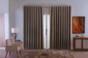 Ver imagem 1 de Cortina para Sala Quarto Blackout Tecido 2,70x1,80 Ellegance:bege