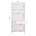 Ver imagem 3 de Cozinha Ambiente Kit Cassia 6 Portas Branco - Poquema