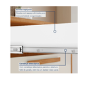 Ver imagem 7 de Cozinha Completa 11 Portas 2 Gavetas Lorena Kaiki Móveis - Nature/off