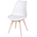 Ver imagem 2 de Conjunto 2 Cadeiras Saarinen Wood - Branca
