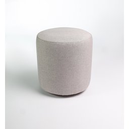 Kit 02 Puff Perse Decorativo Tecido Linho Banqueta Redondo - 2