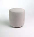 Ver imagem 3 de Kit 02 Puff Perse Decorativo Tecido Linho Banqueta Redondo