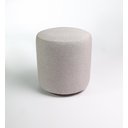 Ver imagem 2 de Kit 02 Puff Perse Decorativo Tecido Linho Banqueta Redondo