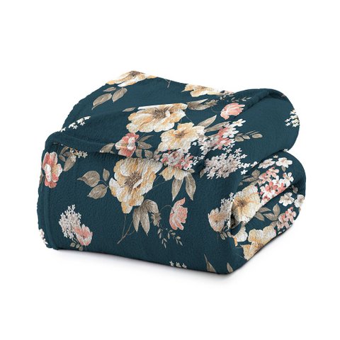 Cobertor de Casal Manta Microfibra Antialérgico 1,8x2,2m Bouquet - Camesa