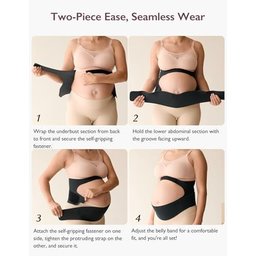 Momcozy Cinta de Suporte para Gravidez Ajustável Xxg Confortável - 4