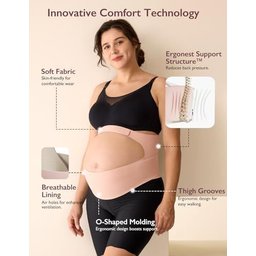 Momcozy Cinta de Suporte para Gravidez Ajustável Xxg Confortável - 2