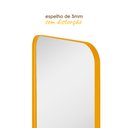 Ver imagem 2 de Espelho Grande Corpo Inteiro de Parede Moldura Aço 170x70cm Industrial - Dourado