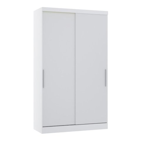 Guarda Roupa Dormitório Modulado Alpes 2 Portas de Correr - Módulo Roupeiro Alpes - Luciane:branco