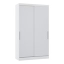 Ver imagem 1 de Guarda Roupa Dormitório Modulado Alpes 2 Portas de Correr - Módulo Roupeiro Alpes - Luciane:branco