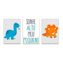 Ver imagem 1 de Kit 3 Placas Quadros Decorativos Infantil Frases Mdf 20x30cm