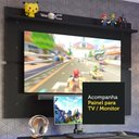 Ver imagem 5 de Mesa para Computador Gamer Madesa 9409 e Painel para Tv até 65 Polegadas - Preto