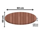 Ver imagem 3 de Mesa Bistrô Beta 112,50 Cm (alt) Disco Redondo Tampo Mdp Redondo 60 Cm (larg) X 2,50 Cm (alt)