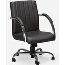 Ver imagem 1 de Cadeira Escritório Giratória Work Presidente Preta Cromada 100% Nacional Comprealegre