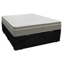 Ver imagem 6 de Cama Box Baú Casal Suede + Colchão Sereneprime Molas Ensacadas 138x188x69 Preto