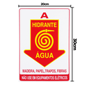Ver imagem 2 de Combo 6 Placas De Sinalização Hidrante A Água 20X30 Acesso - X-710 F9e