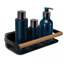 Ver imagem 2 de Porta Shampoo Linha Suspensa com Fixação Adesiva 3M Black 26 x 11,5 x 7 Centímetros - 3010 - Arthi