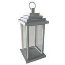 Ver imagem 5 de Lanterna de Chão Rustica Preta Media Decorativa Artesanal Libertas Rosas Lanterna Rustica Branco