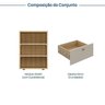 Gaveteiro 45x60 3 Gavetas Frame Módulo CabeCasa MadeiraOriginals - 3