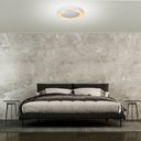 Ver imagem 2 de LUMINÁRIA PLAFON LUZ INDIRETA ROUND GDE 50CM 3 LAMP E27 BRANCO - 1107 GDE BR