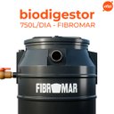 Ver imagem 2 de Fossa Séptica Biodigestor 750 Litros/dia - Fibromar