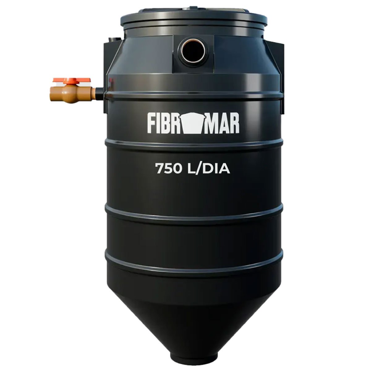 Fossa Séptica Biodigestor 750 Litros/dia - Fibromar - 1
