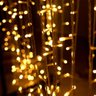 Cortina de Led Natal Natalino Rede 320 Leds 3 Metros Decoraçao Casa Jardim Iluminaçao Festa Celebraç - 9
