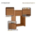 Ver imagem 2 de Mesa de Cabeceira Triunfo 1 Gaveta Cinamomo Fosco - Zanzini