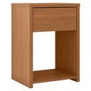 Ver imagem 1 de Mesa de Cabeceira Triunfo 1 Gaveta Cinamomo Fosco - Zanzini