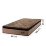 Cama Box Solteiro Colchão Espuma D33 Pillow Top Van Gogh 88x188x67cm Hellen - 4