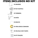 Ver imagem 2 de Armário Espelheira + Pia Lavatório 4l + Torneira Reforçada + Sifão Sanfonado + Engate Flexível + Ved