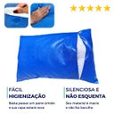 Ver imagem 2 de Kit Capa de Travesseiro Fronha Impermeável Napa Premium Hospitalar Fechamento em Velcro - Azul Royal